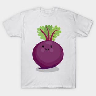 Funny beet root cartoon illustration T-Shirt